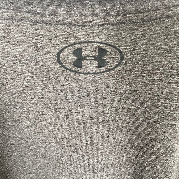 Under Armour 1/4 Zip Pullover Mens Size 3XL Gray Athleisure Activewear Heatgear - Picture 4 of 6